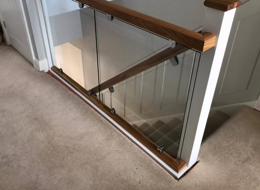 Staircase Glass Panels Devon - Clearly Glass Ltd