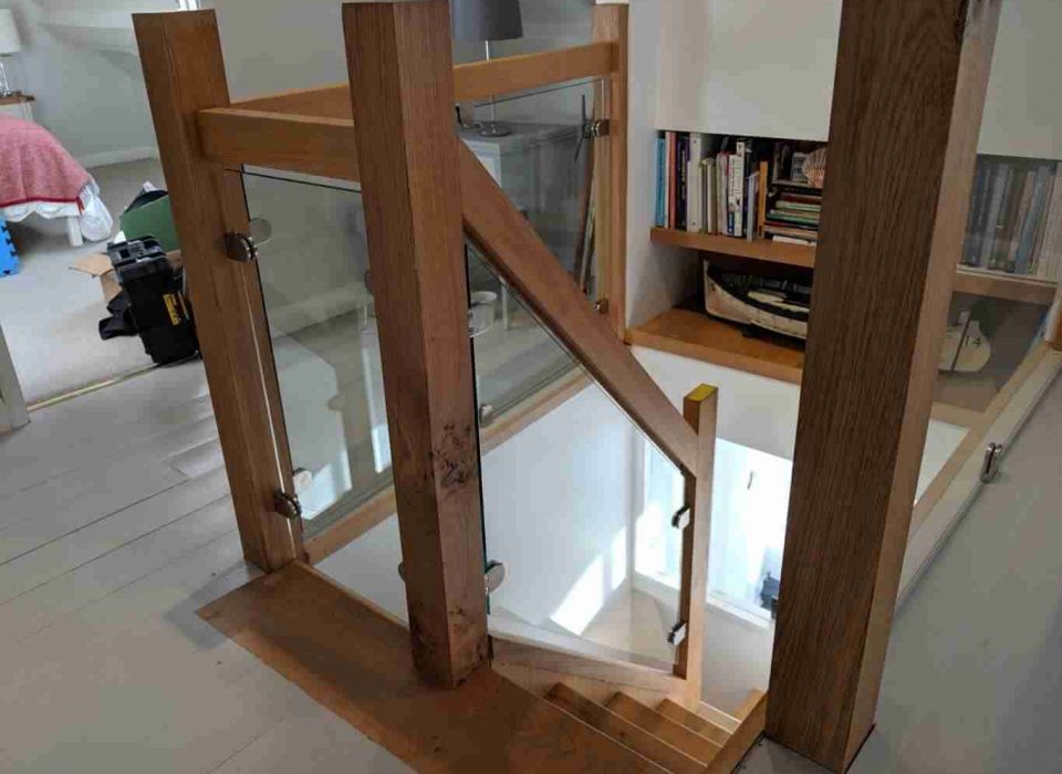 Glass Staircase Panels Dorset- Staircase Refurbishment
