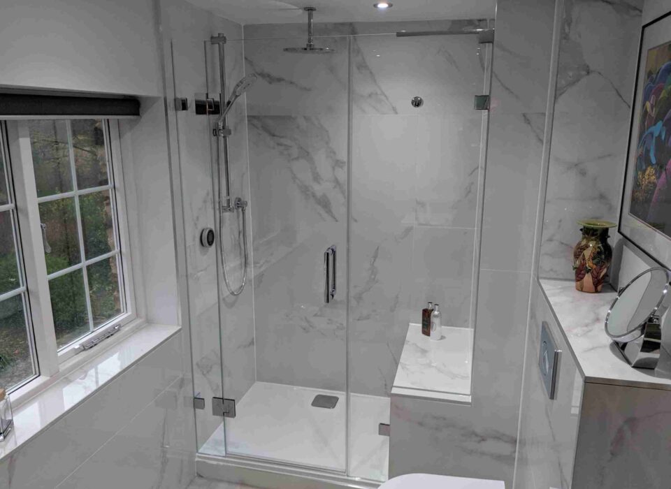 Glass Hinged Shower Doors