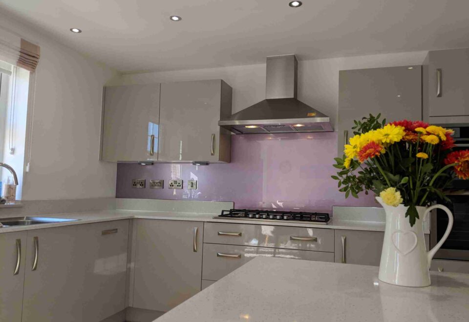 Metallic Kitchen Splashbacks