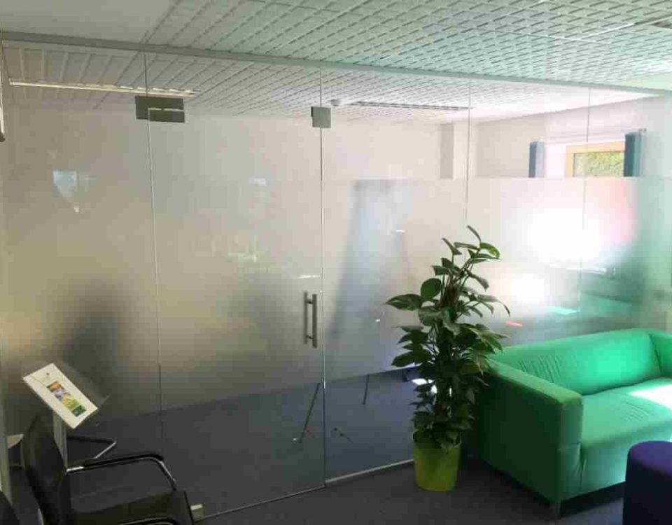 Office Glass Partitions Devon - Clearly Glass Ltd