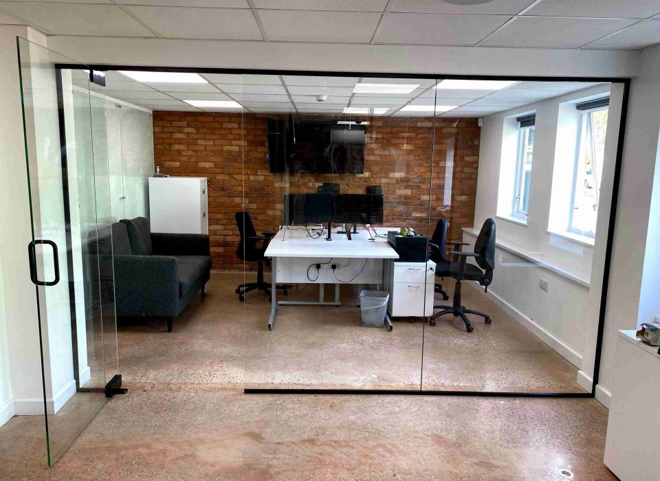 Office Glass Partitions Devon - Clearly Glass Ltd